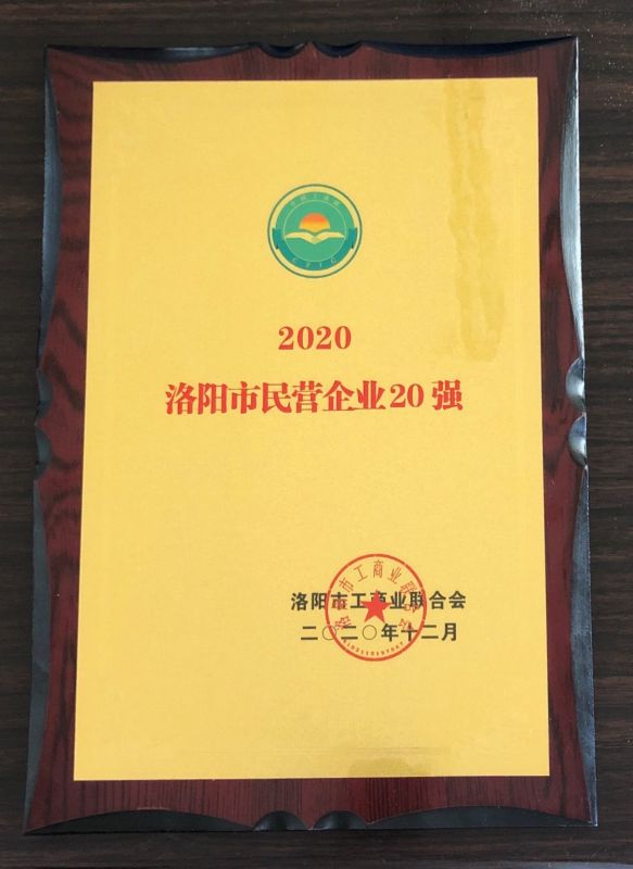 洛阳市民营企业20强